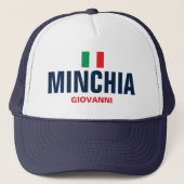 Minchia Personalized Trucker Hat Trucker Pet (Voorkant)