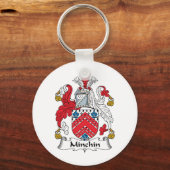 Minchin Family Crest Sleutelhanger (Voorkant)