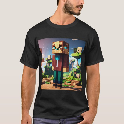 mincraft-liefhebber t-shirt (Voorkant)