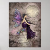 Mind Adrift Fantasy Fairy and Dragonfly Art Poster (Voorkant)