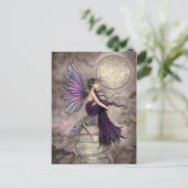 Mind Adrift Fantasy Fairy Art Briefkaart (Staand voorkant)