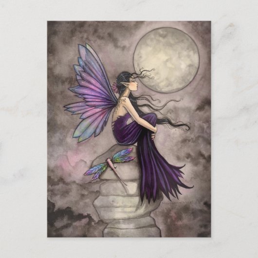 Mind Adrift Fantasy Fairy Art Briefkaart (Voorkant)