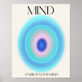 Mind Aura Gradient Affirmation poster  (Voorkant)