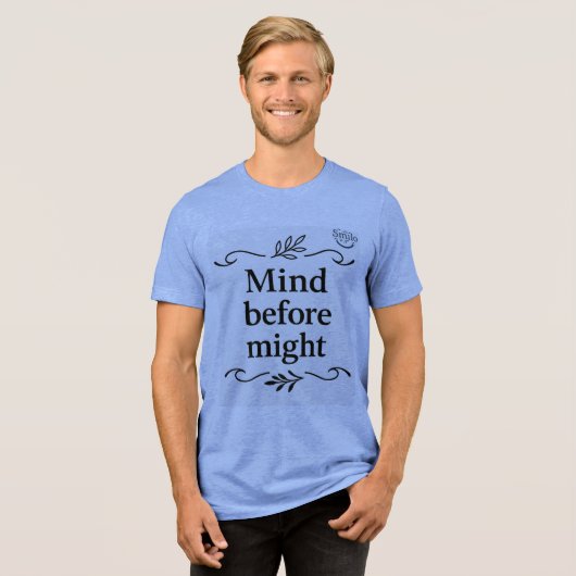 Mind Before Might - Smilo t-shirt (Voorkant volledig)