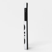 Mind Bend Optische Illusie Vet Zwart-Wit Case-Mate iPhone Case (Achterkant/links)