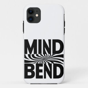 Mind Bend Optische Illusie Vet Zwart-Wit Case-Mate iPhone Case