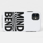 Mind Bend Optische Illusie Vet Zwart-Wit Case-Mate iPhone Case (Achterkant (horizontaal))