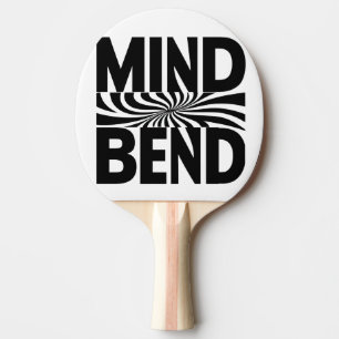 Mind Bend Optische Illusie Vet Zwart-Wit Tafeltennisbatje
