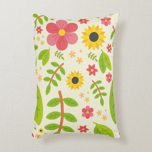 Mind blowing floral patroon Accent Pillow Accent Kussen (Voorkant(Verticaal))