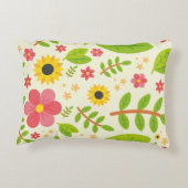 Mind blowing floral patroon Accent Pillow Accent Kussen (Achterkant)