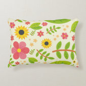 Mind blowing floral patroon Accent Pillow Kussen (Voorkant)