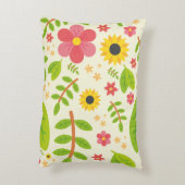 Mind blowing floral patroon Accent Pillow Kussen (Achterkant (Verticaal))