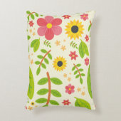 Mind blowing floral patroon Accent Pillow Kussen (Voorkant(Verticaal))