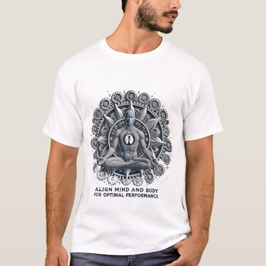 Mind-Body Alignment: Harmoniseren van Wellness T-shirt (Voorkant)
