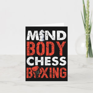 Mind Body Chess Boxing Pionate Spirit Kaart