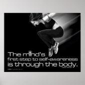 Mind-Body Self-Awareness – Inspirerend muurkunst Poster (Voorkant)