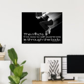 Mind-Body Self-Awareness – Inspirerend muurkunst Poster (Thuiskantoor)
