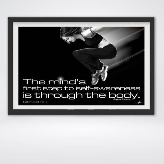 Mind-Body Self-Awareness – Inspirerend muurkunst Poster