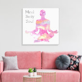 Mind Body Soul Canvas Afdruk (Insitu (Woonkamer))