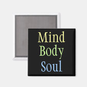 Mind Body Soul Magneet (Voorkant / Achterkant)