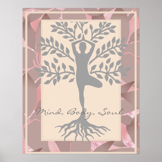 Mind Body Soul Meditation Poster (Voorkant)