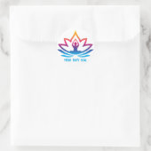 Mind Body Soul Yoga geïnspireerd Ronde Sticker (Tas)