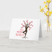Mind Body Spirit Kaart (Gele Bloem)