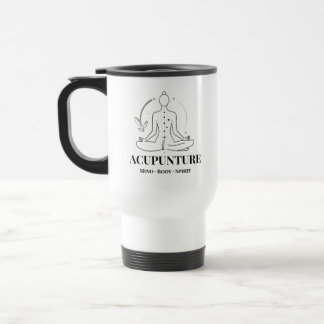 Mind Body Spirit Mug – Acupuncture Tumblers Reisbeker
