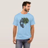 Mind Body Surf Wave T-shirt (Voorkant volledig)