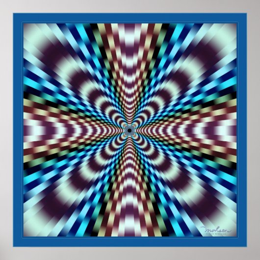 Mind-Boggling Vibrations Optical Illusion Poster (Voorkant)