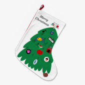 Mind Christmas Stocking Grote Kerstsok (Voorkant (Hangend))