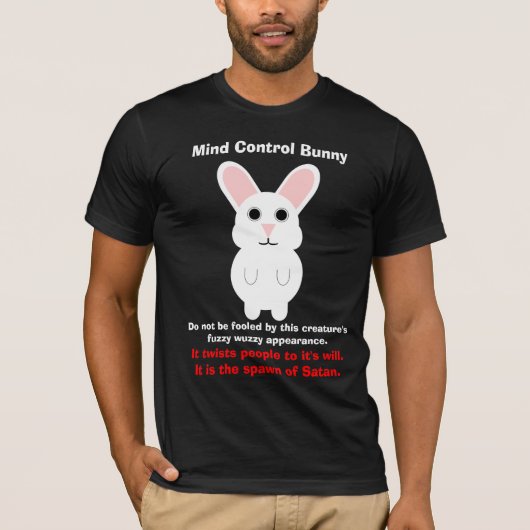 Mind Control Bunny T-shirt (Voorkant)