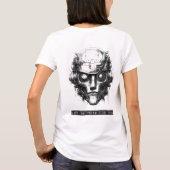 Mind Control Cyberpunk Black Print Front & Back T-shirt (Achterkant)