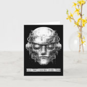 Mind Control Cyberpunk Robot Kaart (Gele Bloem)