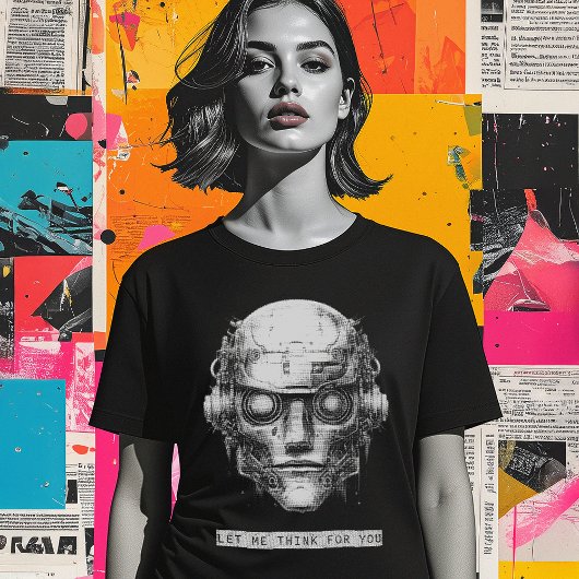 Mind Control Cyberpunk Robot Vrouwen T-shirt