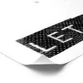 Mind Control Cyberpunk Robot Zwarte Print Poster (Hoek)