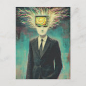 Mind Control elektrificerend haar Briefkaart (Voorkant)