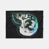 Mind Controller Skull Gaming Gamer Mens Boys Teens Fleece Deken (Voorkant (Horizontaal))