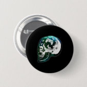 Mind Controller Skull Gaming Gamer Mens Boys Teens Ronde Button 5,7 Cm (Voorkant /achterkant)