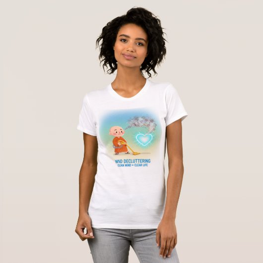 Mind Decluttering — Clean Mind, Clear Life T-shirt (Voorkant volledig)