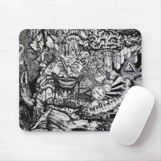 Mind draaien - Gepersonaliseerd Muismat (Met muis)