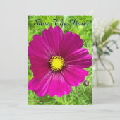 Mind-editie: Cosmos Save The Date Kaart (Staand voorkant)