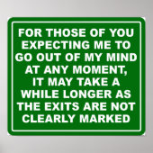 Mind Exits Poster (Voorkant)