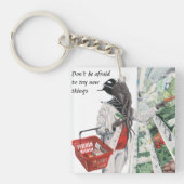 Mind Flayer Grocery Shopping Art Acryl Sleutelhang Sleutelhanger (Voorkant)