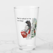 Mind Flayer Grocery Shopping Fantasy Art Glass Cup Glas (Voorkant)