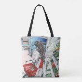 Mind Flayer Grocery Store Fantasy Art Canvas tas (Achterkant)