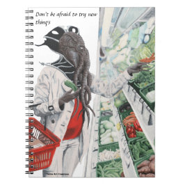 Mind Flayer Grocery Store Fantasy Spiral Notitiebo Notitieboek