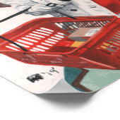 Mind Flayer Kruidenier Winkelen Fantasy Art Print (Hoek)