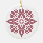 Mind Fresh Mandala Design Keramisch Ornament (Achterkant)
