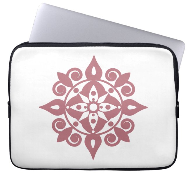 Mind Fresh Mandala Design Laptop Sleeve (Voorkant)